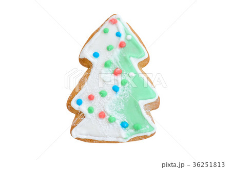 christmas gingerbread cookie tree with snow christmas gingerbread cookie tree with snow 36251813
