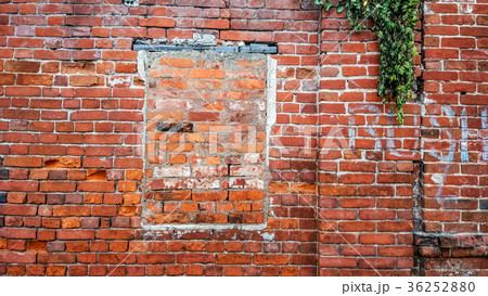 The brick wall, the window is bricked, the old The brick wall, the window is bricked, the old 36252880