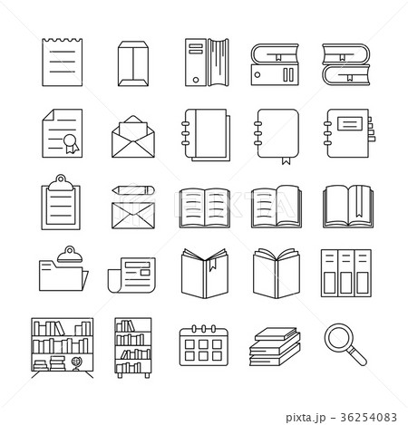 Book Icons 36254083