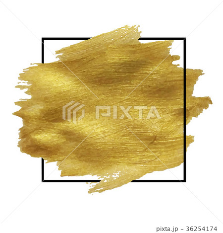 Golden Blob Isolated 36254174