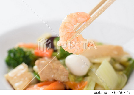 八宝菜(箸でつまむ) 八宝菜(箸でつまむ) 36256377
