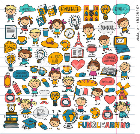Paris, France. French class. French language. Boys 36256437
