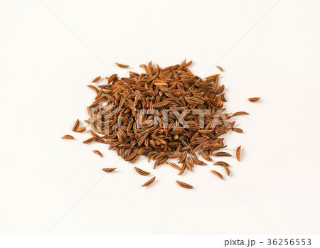 pile of caraway seeds 36256553