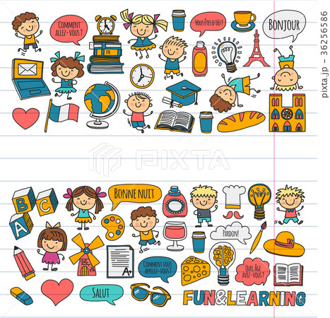 Paris, France. French class. French language. Boys 36256586