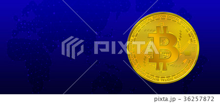 仮想通貨イメージイラスト 36257872