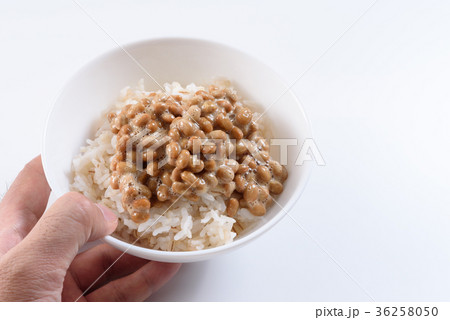おいしそうな納豆ご飯 いただきます おいしそうな納豆ご飯 いただきます 36258050
