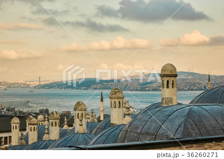The beautiful Suleymaniy Mosque in Istanbul 36260271