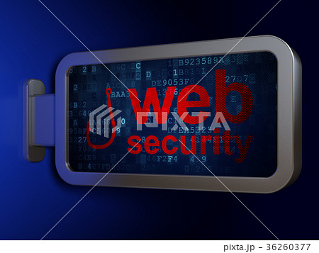 Privacy concept: Web Security and Fishing Hook on Privacy concept: Web Security and Fishing Hook on 36260377