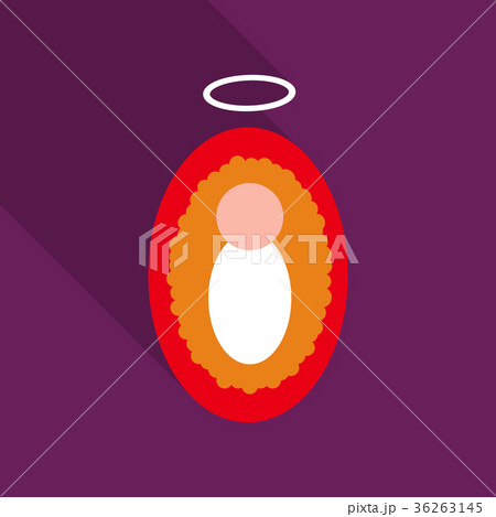Child in cradle . boy baptism Child in cradle . boy baptism 36263145