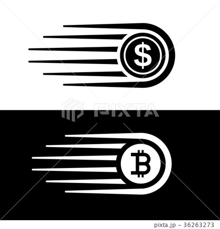 fast money bitcoin motion line coin vector fast money bitcoin motion line coin vector 36263273