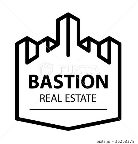 castle tower bastion symbol vector castle tower bastion symbol vector 36263278