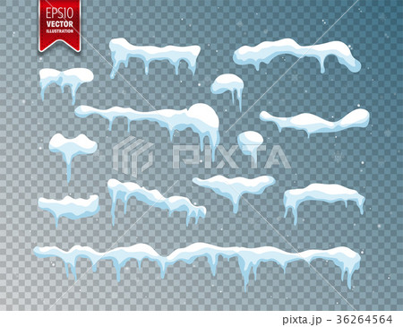 Snow, ice cap. Snowfall with snowflakes. Winter Snow, ice cap. Snowfall with snowflakes. Winter 36264564