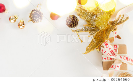 Christmas flat lay styled scene Christmas flat lay styled scene 36264660