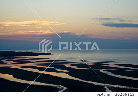 真玉海岸の夕景 36266215