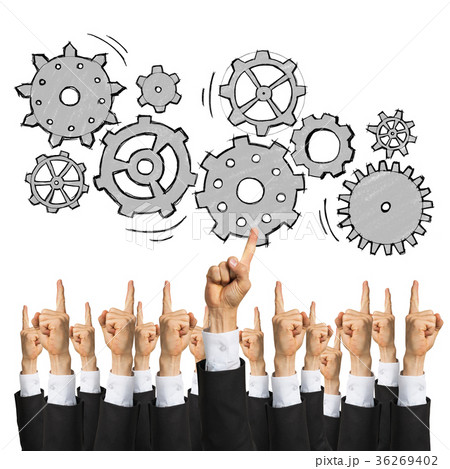 Business and teamwork concept 36269402