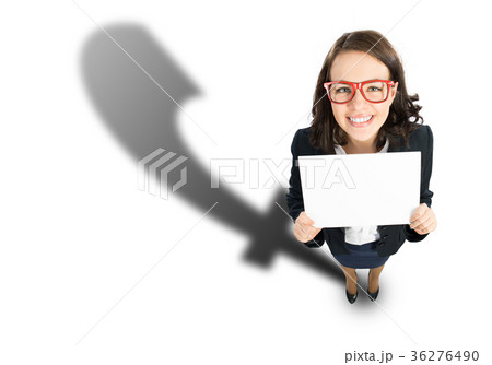 Woman presenting something Woman presenting something 36276490