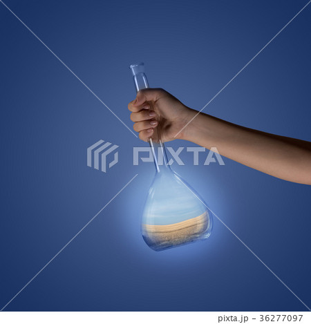 Hand holding tube Hand holding tube 36277097