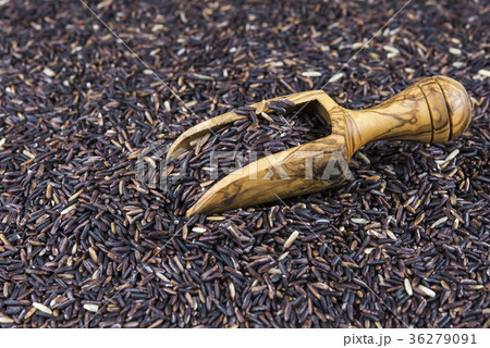 Black rice and handmade wood crafts Black rice and handmade wood crafts 36279091