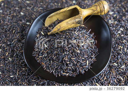 Black rice and handmade wood crafts Black rice and handmade wood crafts 36279092