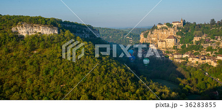 Rocamadour village france at sunrise 36283855