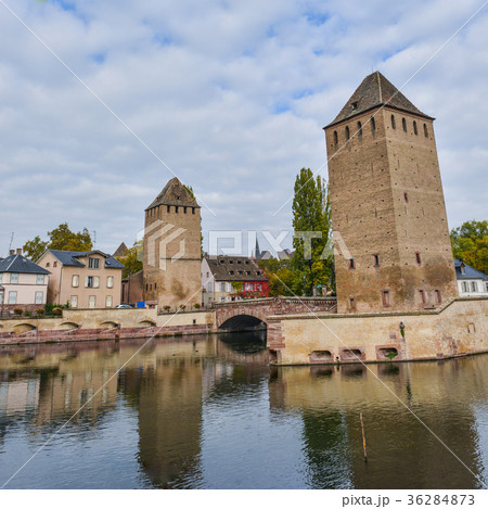 Strasbourg, medieval bridge Ponts Couverts 36284873