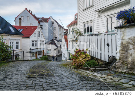 Traditional old wooden houses in Bergen Traditional old wooden houses in Bergen 36285870