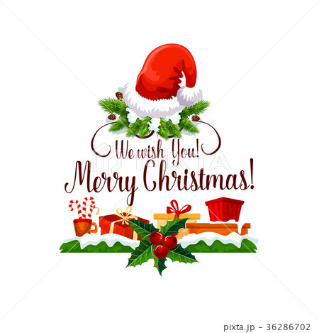 Merry Christmas happy holiday design 36286702