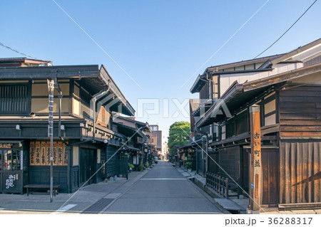 岐阜県　高山市　上三之町　古い街並保存区域 36288317