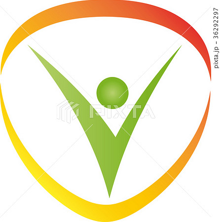 Person and sun, human, fitness, sport, logo 36292297