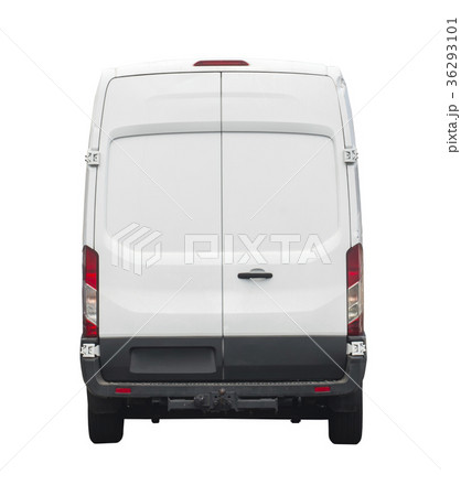 Rear of white van for your branding 36293101