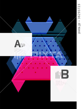 Triangles and geometric shapes abstract background Triangles and geometric shapes abstract background 36293723
