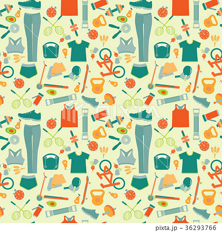 background of Healthy lifestyle, sport, fitness  36293766