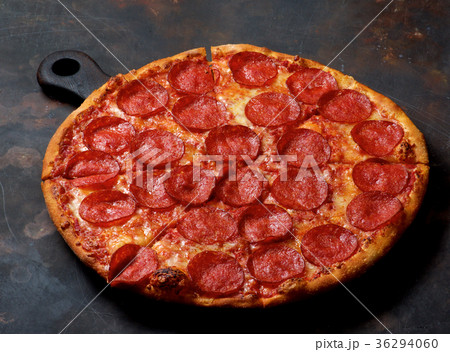 Freshly Baked Pepperoni Pizza 36294060