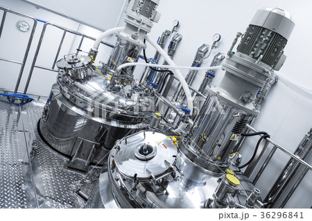 Photo production, clean room with stainless steel 36296841