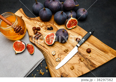 Fig isolated on dark concrete background 36297562