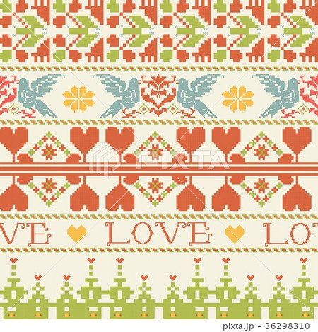 Pattern on the theme of holiday Valentine 36298310