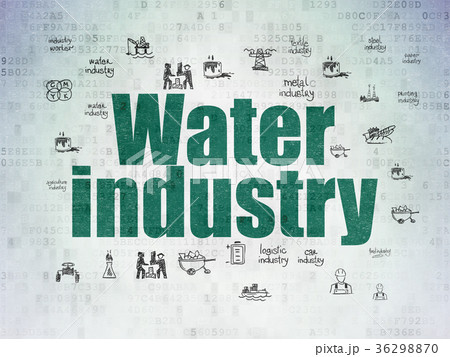 Manufacuring concept: Water Industry on Digital 36298870