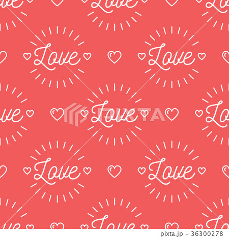 Love text pattern seamless. Valentines background Love text pattern seamless. Valentines background 36300278