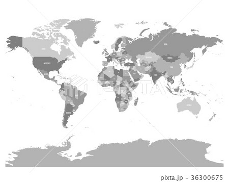 Political map of World with country names and Political map of World with country names and 36300675