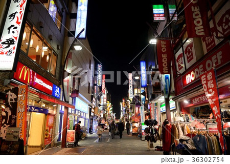上野中町商店街夜景 36302754