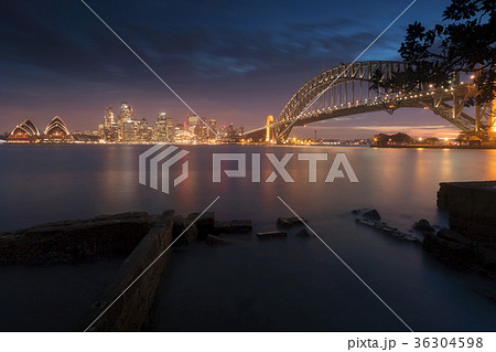 Sydney, Australia. illuminated city at night Sydney, Australia. illuminated city at night 36304598