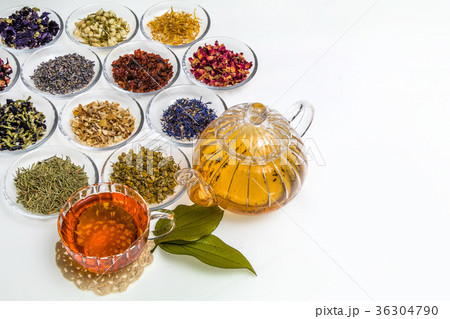 ハーブティーいろいろ　Beautiful color herbal tea 36304790