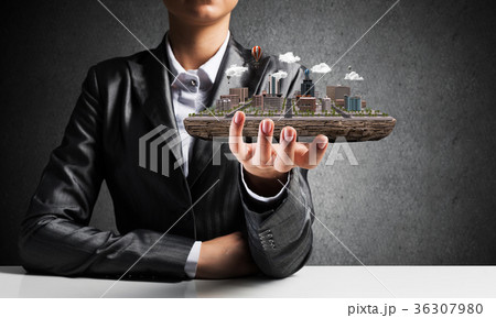 Concept of modern urban development. 36307980