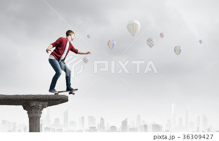 Guy on skateboard Guy on skateboard 36309427