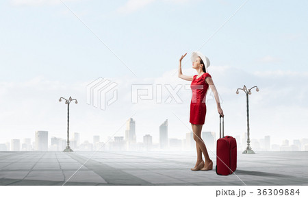 Woman in red Woman in red 36309884