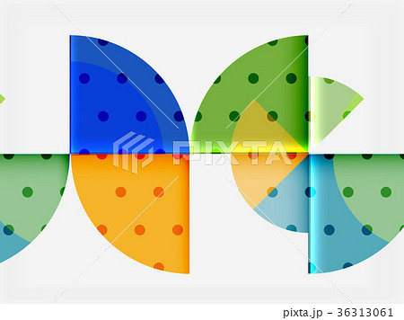 Circle elements on black background 36313061