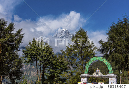 エベレスト街道出発ゲート エベレスト街道出発ゲート 36313407