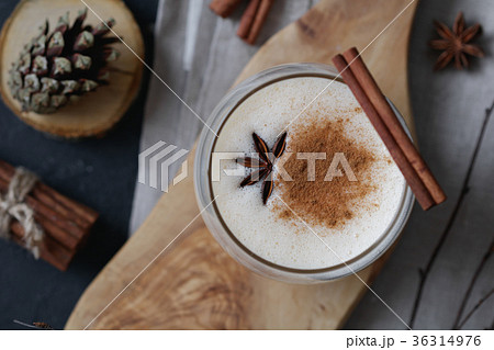The homemade Eggnog Christmas cocktail 36314976