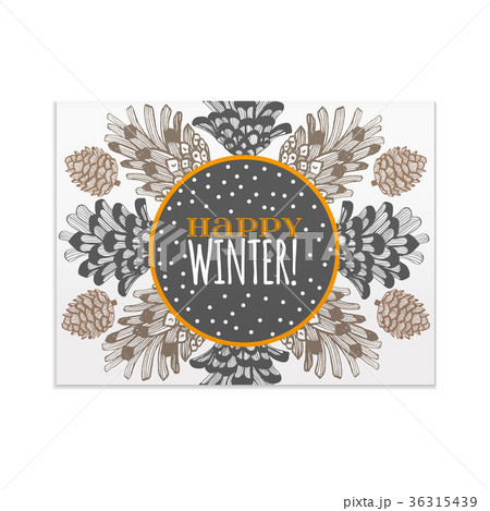 Card with Cone Composition 36315439