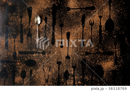 Set of vintage cutlery 36318769